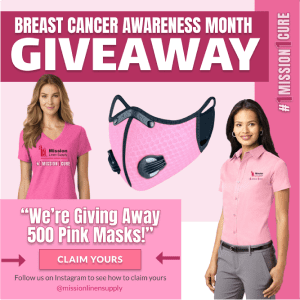 Mission Linen Pink Mask Giveaway